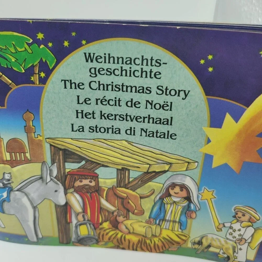 Playmobil Nativity Story Book For Set 3996 Multiple Language Christianity German